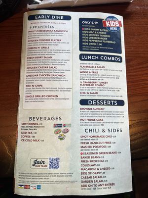 Menu photo 6 Kickback Jack's Raleigh, NC