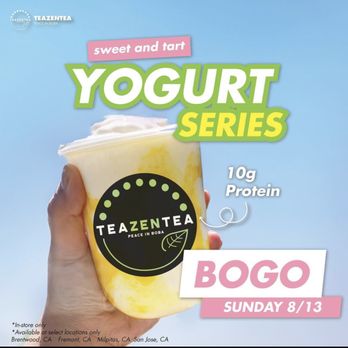 TeaZenTea - San Jose - Yogurt Series - Bubble Tea Near Me - San Jose, California TeaZenTea - San Jose - Yogurt Series - Bubble Tea Near Me - San Jose, California