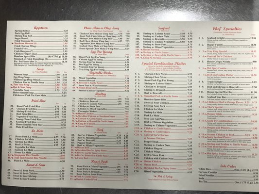 Menu photo 1 Tray King House Bluefield, VA