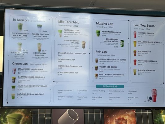 Menu photo 1 Astra Bean Westminster, CA