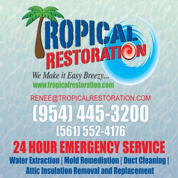 Tropical Restoration Services - Damage Restoration Near Me - Boca Raton, Florida Tropical Restoration Services - Damage Restoration Near Me - Boca Raton, Florida