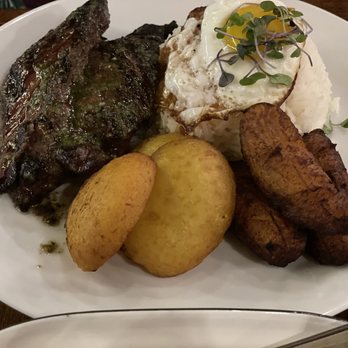 Aji Peruvian Cuisine - Steak a la pobre - Peruvian Near Me - Long Beach, California