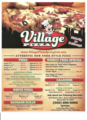 Menu photo 5 Village Pizza Spring Hill, FL Menu photo 5 Village Pizza Spring Hill, FL