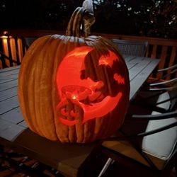 McGlasson Farms - Carved pumpkin from Mcglassons