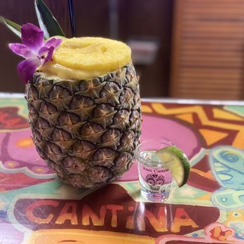 Jose's Cantina - a pineapple with a slice of lime - Mexican Near Me - St. Ignace, Michigan Jose's Cantina - a pineapple with a slice of lime - Mexican Near Me - St. Ignace, Michigan