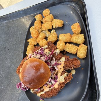 Pym Test Kitchen - Not so Little Chicken sandwich - Coffee & Tea Near Me - Anaheim, California