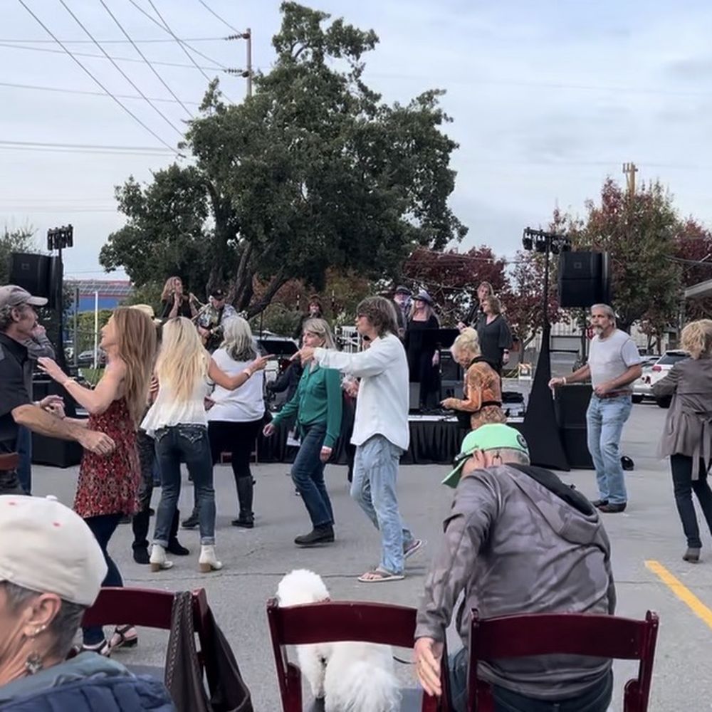 Trek Winery - Dancing in the street to Doc Kraft. - Wineries Near Me - Novato, California