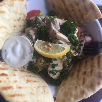 Oasis Cafe - Chicken shawarma bowl ~$9 - Coffee & Tea Near Me - Lafayette, California