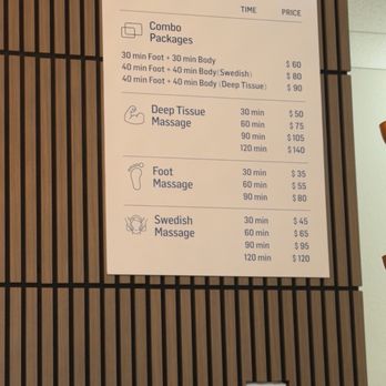Oasis 8 Massage - Pricing - Massage Near Me - La Mesa, California