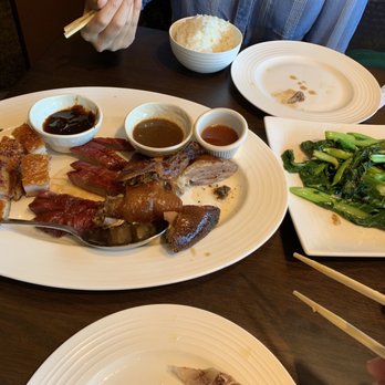 Monkey King BBQ & Noodle - 3x bbq platter, pork belly, pork and duck - Cantonese Near Me - Lenexa, Kansas