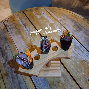 Aura Rooftop - Wagyu Beef Handrolls - Cocktail Bars Near Me - Charlotte, North Carolina