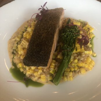 Whitebird - Salmon, corn is the best! - New American Near Me - Chattanooga, Tennessee Whitebird - Salmon, corn is the best! - New American Near Me - Chattanooga, Tennessee