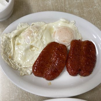 Thelma's Restaurant - Loganisa and easy over eggs - Filipino Near Me - Waipahu, Hawaii Thelma's Restaurant - Loganisa and easy over eggs - Filipino Near Me - Waipahu, Hawaii