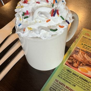 Squeeze In - Hot Chocolate w/ whipped cream and sprinkles - Breakfast & Brunch Near Me - Reno, Nevada