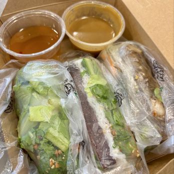 Rodeo 72 - Vendor: Paper Rice Spring rolls: Nem, Pork Belly, Garlic shrimp - Food Court Near Me - Whittier, California