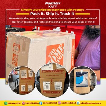 PostNet - Ship with Ease! PostNet's got your back. Say goodbye to shipping stress with our expert advice, carrier options, and trusty tracking. - Shipping Centers Near Me - Katy, Texas PostNet - Ship with Ease! PostNet's got your back. Say goodbye to shipping stress with our expert advice, carrier options, and trusty tracking. - Shipping Centers Near Me - Katy, Texas
