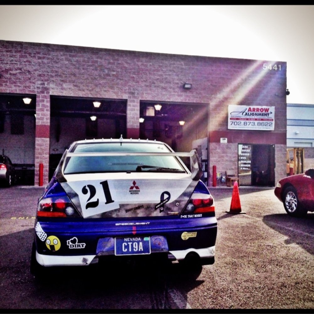 A Arrow Alignment - Custom alignment on the evo - Auto Repair Near Me - Las Vegas, Nevada A Arrow Alignment - Custom alignment on the evo - Auto Repair Near Me - Las Vegas, Nevada