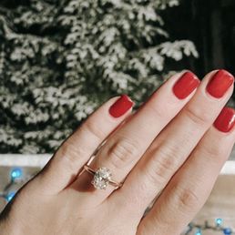 Brilliant oval from Gale Diamonds. December 2020. Brilliant oval from Gale Diamonds. December 2020.