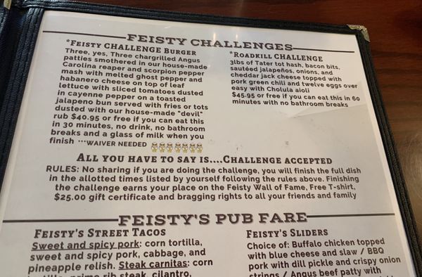 Menu photo 1 Feisty Pint Grand Junction, CO Menu photo 1 Feisty Pint Grand Junction, CO