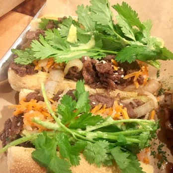 Nguyen's Kitchen - Bulgogi Short Rib Steak Sandwich! BOMB!! ( ^_^)b - Vietnamese Near Me - Orange, California