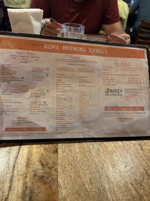 Menu photo 5 Kona Brewing Kailua-Kona, HI Menu photo 5 Kona Brewing Kailua-Kona, HI