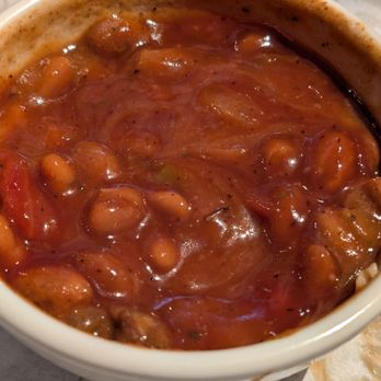 Stonefire Grill - Added some BBQ sauce to the Stonefire's Beans to get some BBQ Baked Beans - American Near Me - Lakewood, California Stonefire Grill - Added some BBQ sauce to the Stonefire's Beans to get some BBQ Baked Beans - American Near Me - Lakewood, California