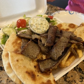 The Gyro Joint - Lamb Gyro Dinner Platter - Greek Near Me - Pompano Beach, Florida The Gyro Joint - Lamb Gyro Dinner Platter - Greek Near Me - Pompano Beach, Florida