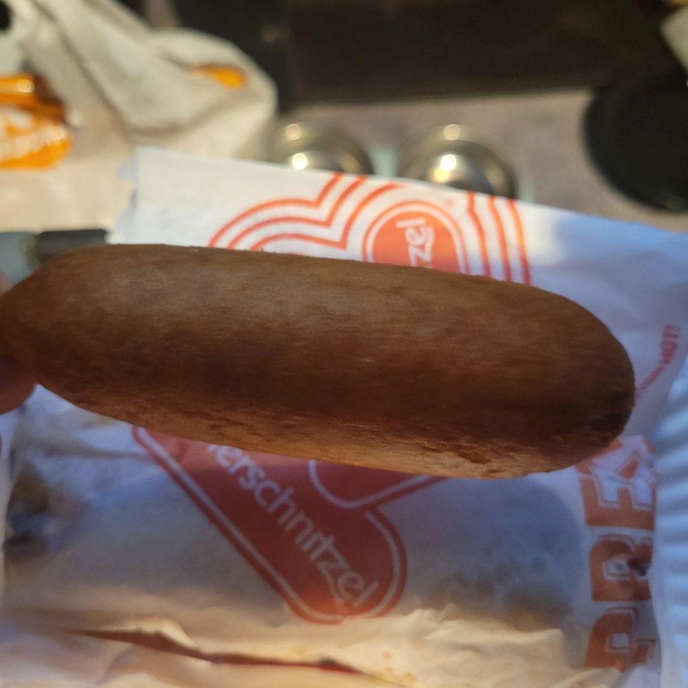 Wienerschnitzel - An old, hard tasting corn dog. - Hot Dogs Near Me - Fontana, California