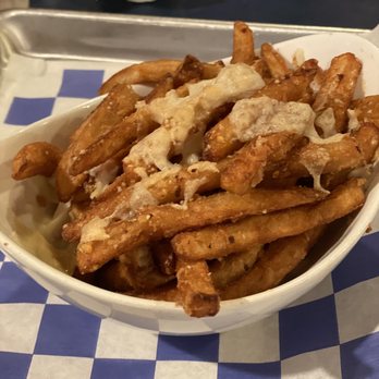 The Sawmill - Garlic cheese fries. Delicious - Burgers Near Me - Boulder Creek, California The Sawmill - Garlic cheese fries. Delicious - Burgers Near Me - Boulder Creek, California