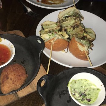 The Consulate - Okra and mushroom empanadas and eggplant burgers were amazing! - Specialty Food Near Me - Atlanta, Georgia