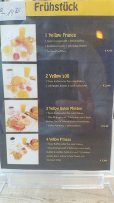 Menu photo 1 Yellow Berlin, BE