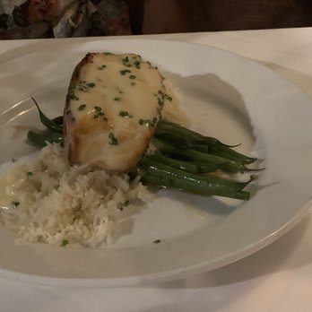 Aspen Grille - Chilean Sea Bass over Rice w/ Green Beans - New American Near Me - Myrtle Beach, South Carolina Aspen Grille - Chilean Sea Bass over Rice w/ Green Beans - New American Near Me - Myrtle Beach, South Carolina