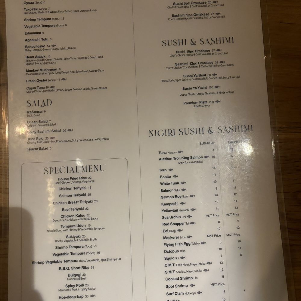 Sushi Ya - Menu 1/5/24 - Sushi Bars Near Me - Anchorage, Alaska Sushi Ya - Menu 1/5/24 - Sushi Bars Near Me - Anchorage, Alaska