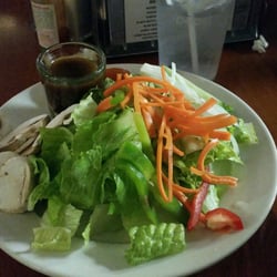 Andy's Fish House - Garden salad with vinegrette