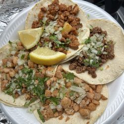 Mario's Tacos - We have children, stake and pork street tacos.