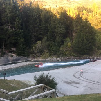 Shotover Jet - Group taking off. - Boating Near Me - Otago, OTA Shotover Jet - Group taking off. - Boating Near Me - Otago, OTA