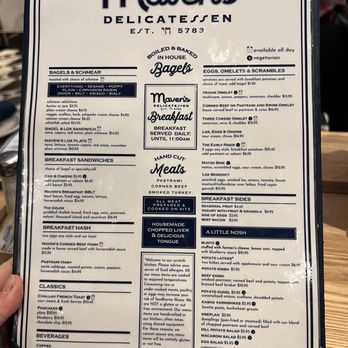 Maven's Delicatessen - Menu - Bakeries Near Me - Pawtucket, Rhode Island