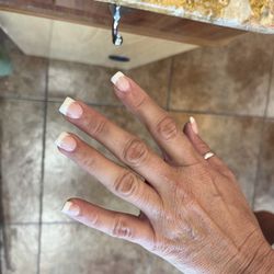 Belle Nolia Nails and Spa - Pink and white classic clean perfection!