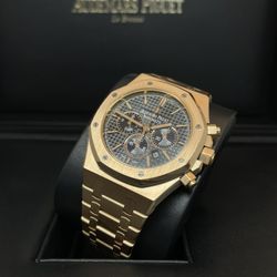 The Watch Spot - Audemars Piguet 41mm Royal Oak Chronograph! Rose Gold! Discontinued dial!