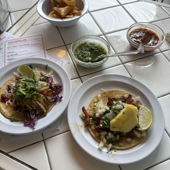 Tacombi - Seared Fish Taco and Al Pastor Taco. - Tacos Near Me - Chicago, Illinois