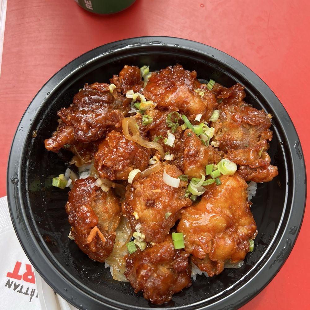 H Mart - Fried chicken bowl, sweet and spicy flavor - Grocery Near Me - New York, New York