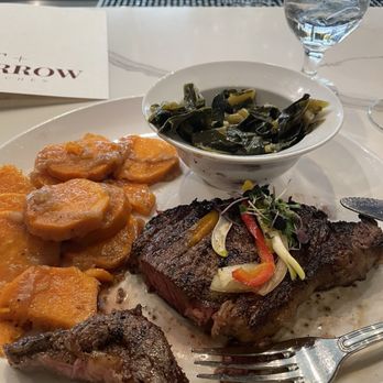Salt & Marrow Kitchen - Bison, sweet potatoes, and collards - Bars Near Me - North Augusta, South Carolina Salt & Marrow Kitchen - Bison, sweet potatoes, and collards - Bars Near Me - North Augusta, South Carolina