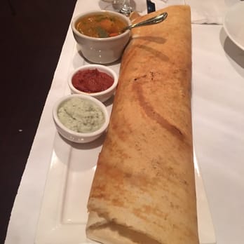 Citrus - Dosa appetizer with a savory potato filling and chutneys to enjoy on the side. - Indian Near Me - New Windsor, New York Citrus - Dosa appetizer with a savory potato filling and chutneys to enjoy on the side. - Indian Near Me - New Windsor, New York