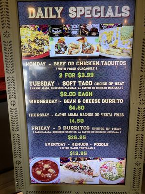Menu photo 2 Juan Great Fiesta Montebello, CA Menu photo 2 Juan Great Fiesta Montebello, CA