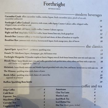 Forthright - You can front load your day with a leaded beverage. - Cafes Near Me - Austin, Texas