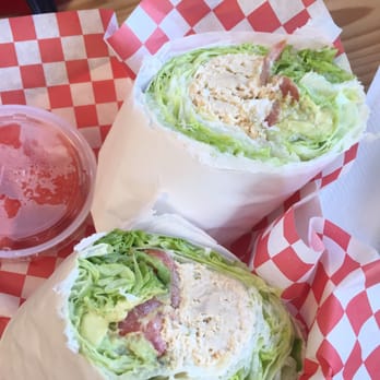 NY Slicers Deli - Tuna sandwich in a lettuce wrap with avocado - Sandwiches Near Me - Phoenix, Arizona NY Slicers Deli - Tuna sandwich in a lettuce wrap with avocado - Sandwiches Near Me - Phoenix, Arizona