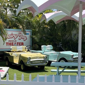 Dairy Joy - Adorable seating area, July 2025 - Ice Cream & Frozen Yogurt Near Me - Tampa, Florida
