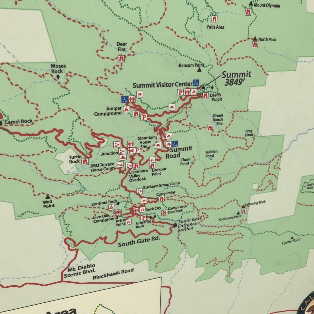 Mount Diablo State Park - Park map - Parks Near Me - Clayton, California