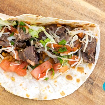 Blue Coast Burrito - a beef taco on a tortilla - Mexican Near Me - Franklin, Tennessee Blue Coast Burrito - a beef taco on a tortilla - Mexican Near Me - Franklin, Tennessee