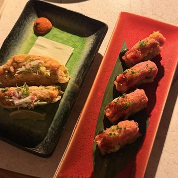 Sushisamba - Yellowtail crispy taco & Kari Kari - Japanese Near Me - West Hollywood, California Sushisamba - Yellowtail crispy taco & Kari Kari - Japanese Near Me - West Hollywood, California